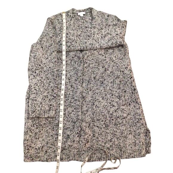 Pure Jill J Jill Sweater Womens Medium Petite Marled Buttons Pockets Cardigan - Picture 5 of 8